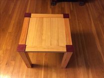 Repurposed Wooden End Table 1 small