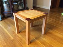 Repurposed Wooden End Table 5 small