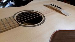 Custom Acoustic Guitar With American Woods 2 small