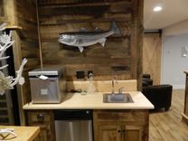 Custom Made Reclaimed Barn Board Bar 4 small