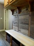 Reclaimed Barn Board With Sliding Barn Door Mudroom 1 small