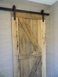 Reclaimed Barn Board With Sliding Barn Door Mudroom 3 small