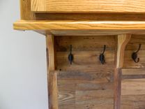 Reclaimed Barn Board With Sliding Barn Door Mudroom 5 small