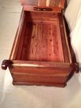 Cedar-Lined  Chest Made With  Walnut And  Cherry. 3 small