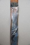 Custom Eco-Friendly Leather Painted Whale Guitar Strap 2 small