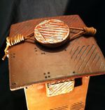 Etra Large Treasure Box/Jar/Urn  Terra Cotta 5 small