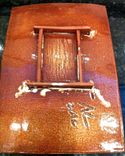 Big Terra Cotta Plates 3 small