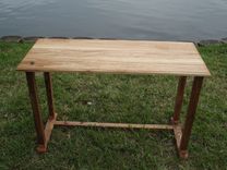 Ash Hardwood Mortise And Tenon Writing Desk 7 small