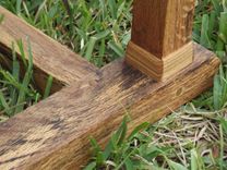 Ash Hardwood Mortise And Tenon Writing Desk 8 small