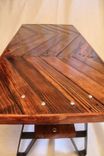 Modern Industrial Chevron Pallet Wood Coffee Table 1 small