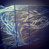 Blowing Tree Metal Wall Art 2 small