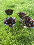Forever Roses - Hand-Forged Metal Roses 5 small
