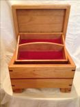 Cherry Wood Jewelry Box 5 small