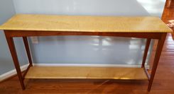 Curly Maple And Cherry Sofa Table 1 small