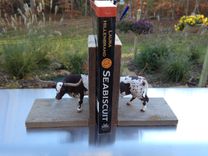 Reclaimed Wood Farm Animal Bookends - Free Shipping! 1 small