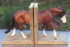 Reclaimed Wood Farm Animal Bookends - Free Shipping! 2 small