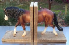 Reclaimed Wood Farm Animal Bookends - Free Shipping! 3 small