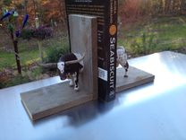 Reclaimed Wood Farm Animal Bookends - Free Shipping! 4 small