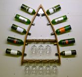 Steeple Duo - Barrel Stave Wine Rack 2 small