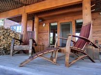 Lillian - Wine/Whiskey Barrel Adirondack Chair 1 small