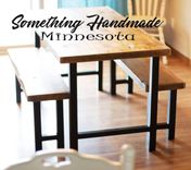 Industrial   Barn Wood Rustic Dining Room Table Made From 1800s Reclaimed Minnesota Barn Wood 2 small