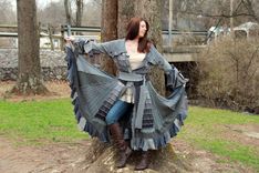 Gypsy Coat Made From Repurposed Sweaters. I Call This One My 1 small