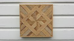 Rustic Reclaimed Lath Pinwheel Wall Art 1 small