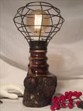 Walnut Edison/Tesla Lamp 3 small
