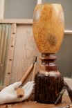 Natural Rustic Walnut Lamp 4 small