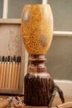 Natural Rustic Walnut Lamp 1 small