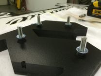 Paintable Carved Letters 6 small