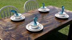 Farmhouse Kitchen / Dining Room Table 2 small