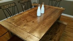 Rustic Farmhouse Dining  Table 1 small