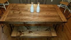 Rustic Farmhouse Dining  Table 3 small