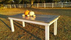 Colonial Style Farmhouse Dining Table 1 small