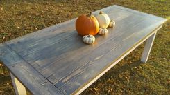 Colonial Style Farmhouse Dining Table 3 small