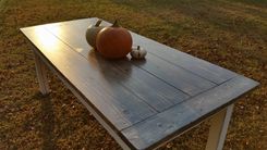 Colonial Style Farmhouse Dining Table 5 small