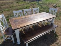 Bishop Style Farmhouse Table 3 small