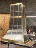 The "Abe" Custom Range Hood, Blower Sold Separately // (Min. Shipping $450+) 2 small