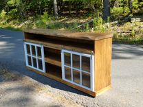 Custom Made Sideboard With Reclaimed Top 2 small