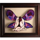 Crouched Faerie Print Framed 3 small