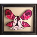 Crouched Faerie Print Framed 5 small