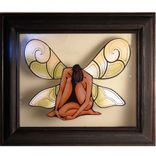 Crouched Faerie Print Framed 6 small