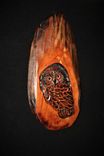 Bird Owl Wood Carving Sculpture Wall Art 3 small