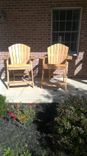 Adirondack Chairs And Matching Tablesj 2 small