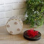 Elegant Check Gift Box Small Decorative Hat Box Whimsy Decor 5 small