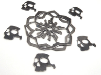 Skullflower Trivet And Coasters 2 small