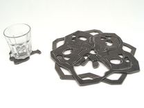 Skullflower Trivet And Coasters 1 small