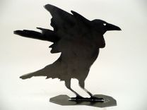 Crow/Raven Metal Silhouette 4 small