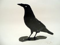 Crow/Raven Metal Silhouette 3 small